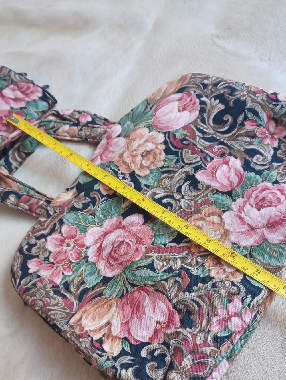 Vintage Oscar de la Renta Travel Cosmetic Bag & Jewelry Holder